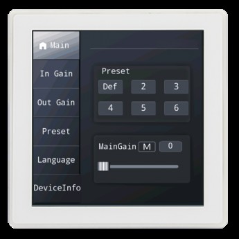Контроллер акустических систем AUDIOCENTER Wall control panel 85623